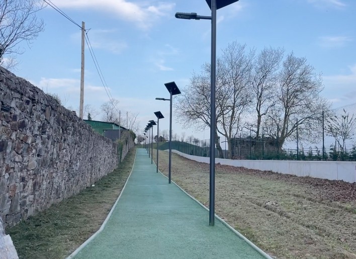 Lampadaires pour pistes cyclables